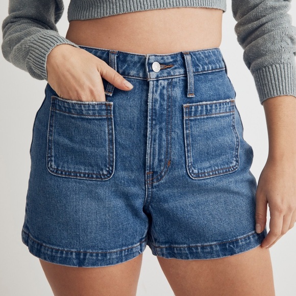 Madewell The Denim Emmett Short: Patch Pocket Edition sz 31 NJ254 - Picture 1 of 6